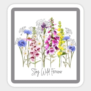 Stay wild forever Sticker